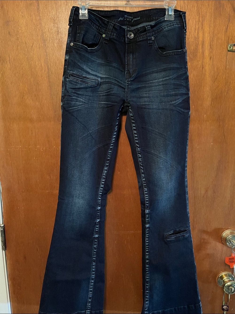 Cowgirl Tuff Dark Indigo Flared Jeans